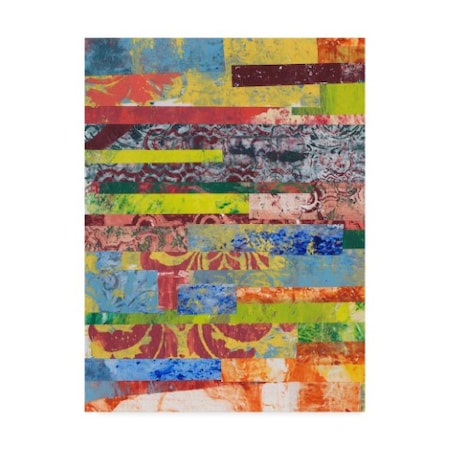 Regina Moore 'Monoprint Collage I' Canvas Art,14x19